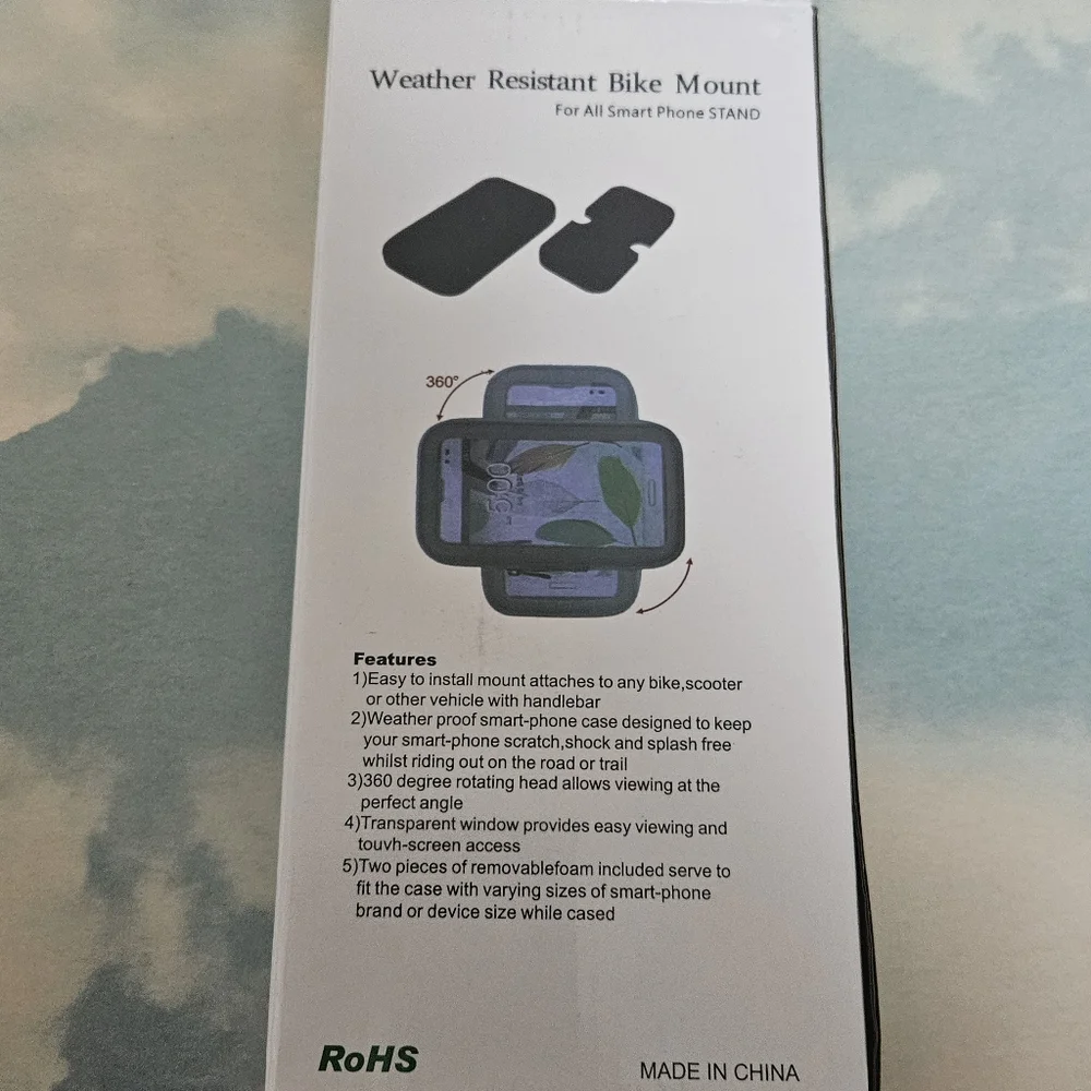 Bicyclist Weather Resistant Bike Mount for Smartphones Bicycle Accessory Gift